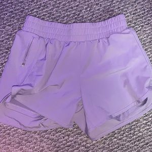 Purple Athletic Work Shorts